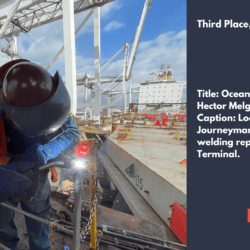 Third Place, March 2025 – Oceanwide Welding